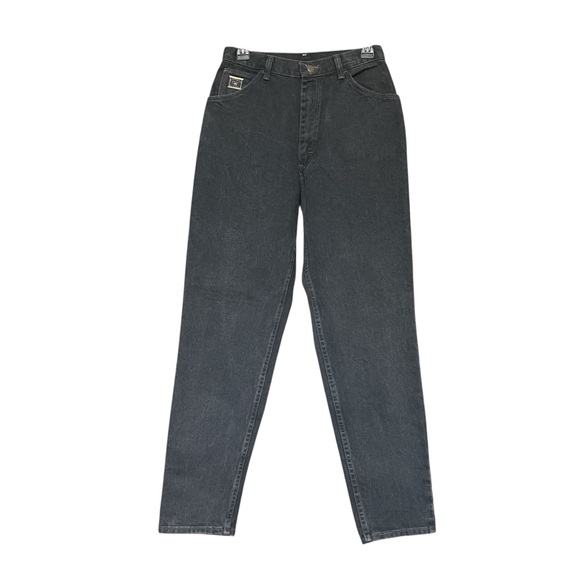 Vintage 90s Wrangler for Women Mom Jeans SZ 8x30 Blk High Rise Retro Classic - Picture 1 of 10